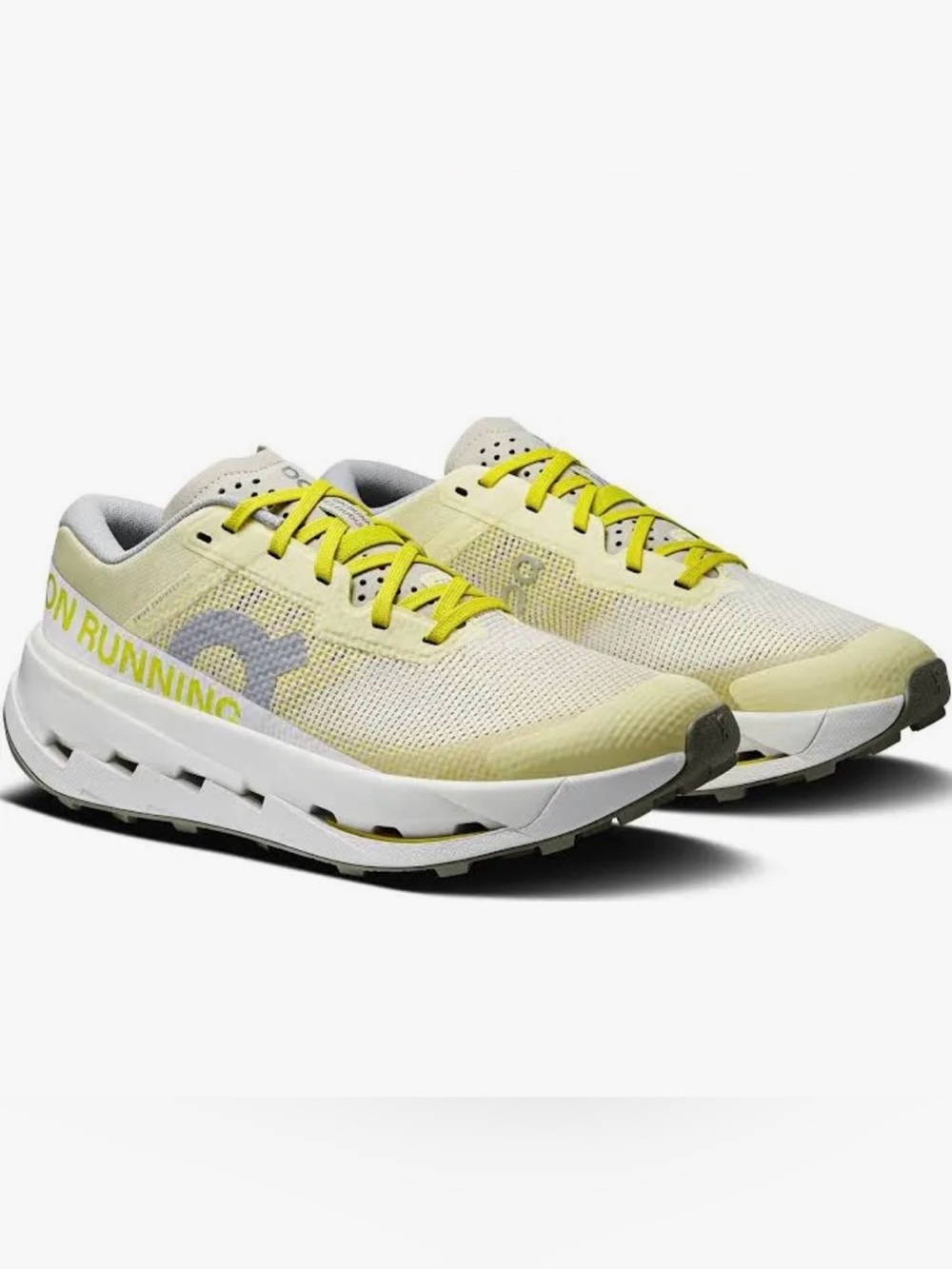 On Running | Women's Yellow/White Cloudultra 3 Running Athletic Sneakers Shoe 10